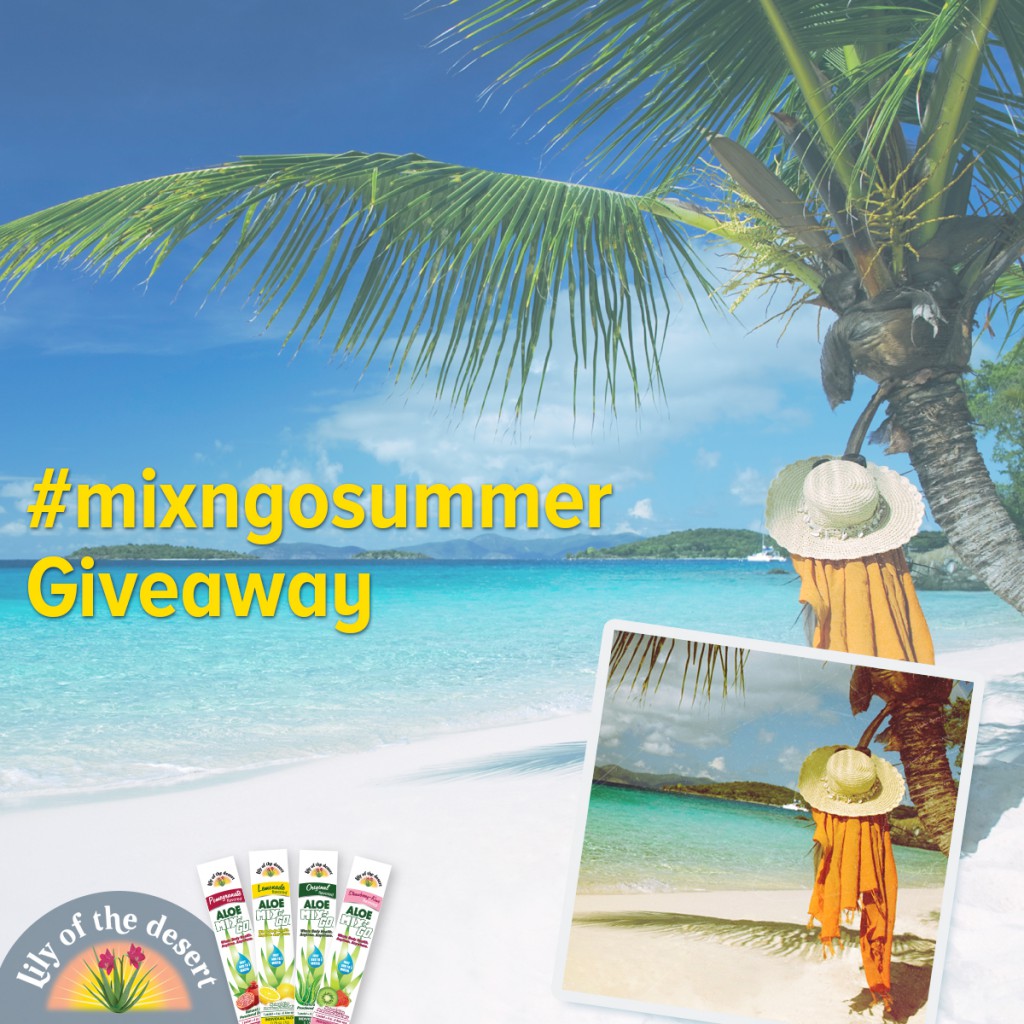 #mixngosummer giveaway winners - Lily of the Desert