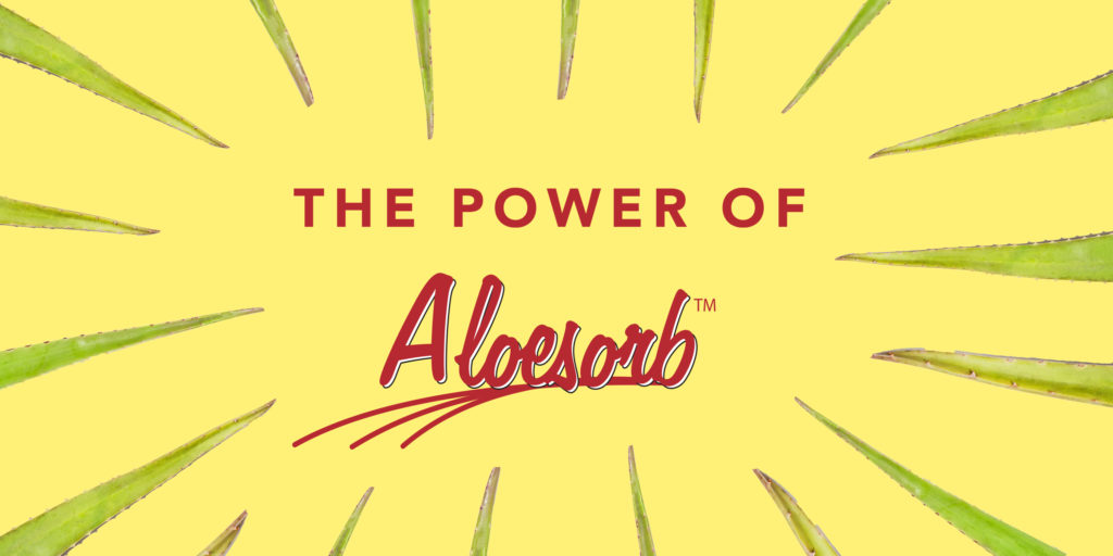 Power of Aloesorb graphic - Lily of the Desert
