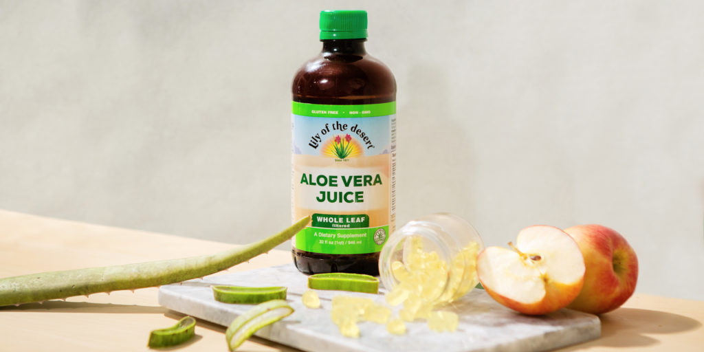 DIY digestive aloe gummies using aloe vera juice - Lily of the Desert