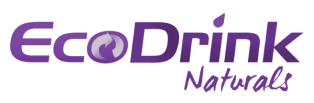 EcoDrink Naturals logo in purple - Lily of the Desert