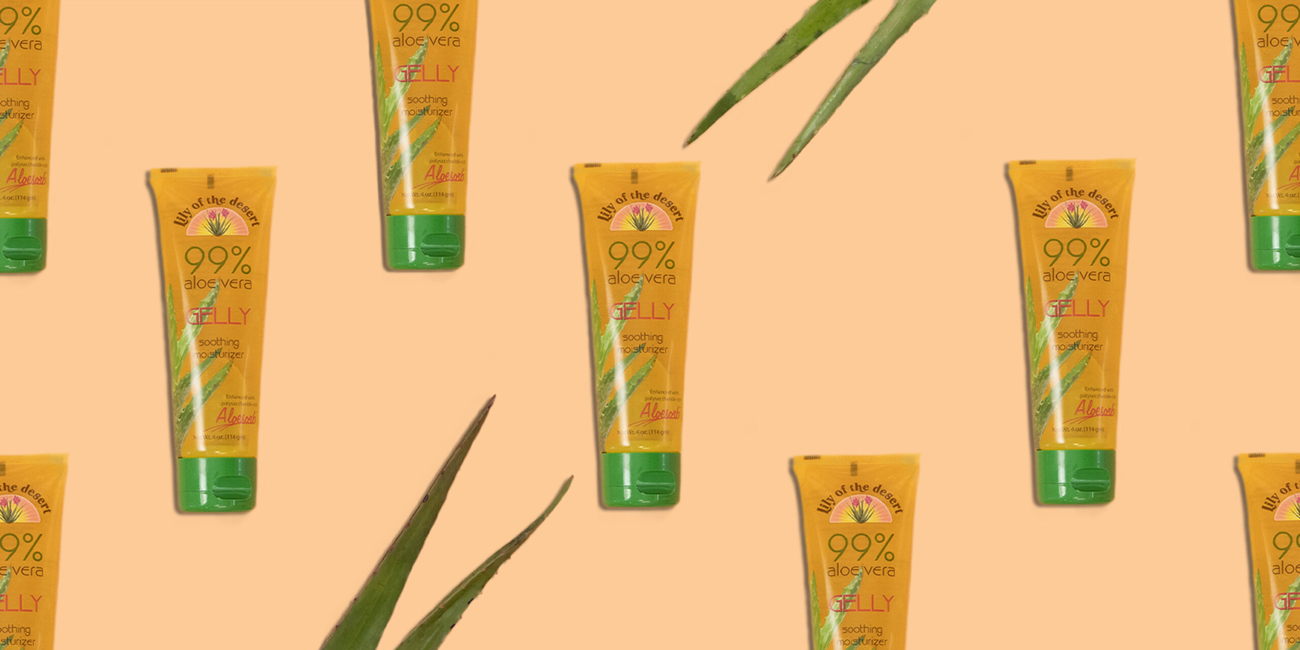 Use 99% Aloe Vera Gelly to support skin hydration - LIly of the Desert