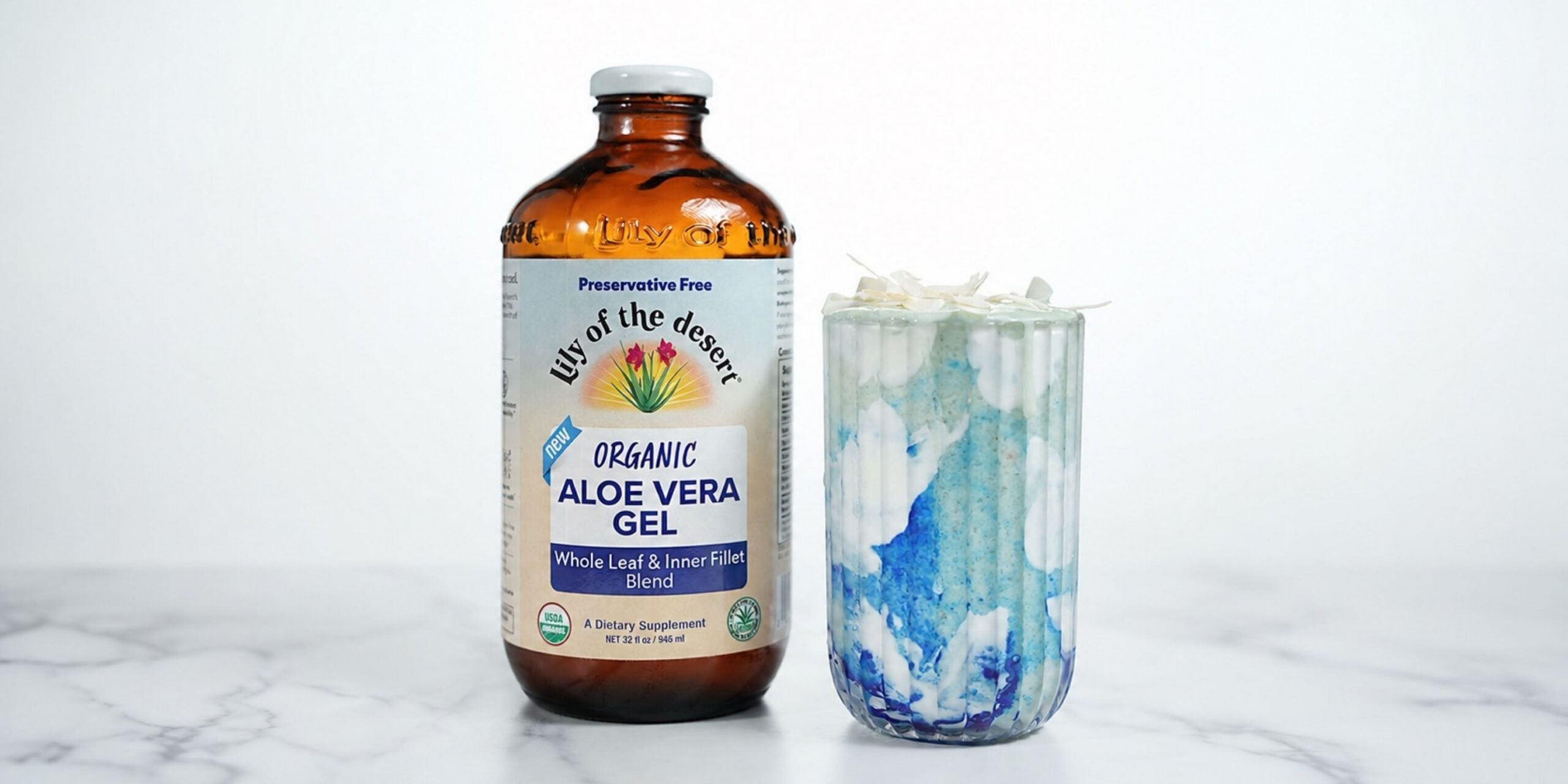 Coconut Cloud Aloe Smoothie