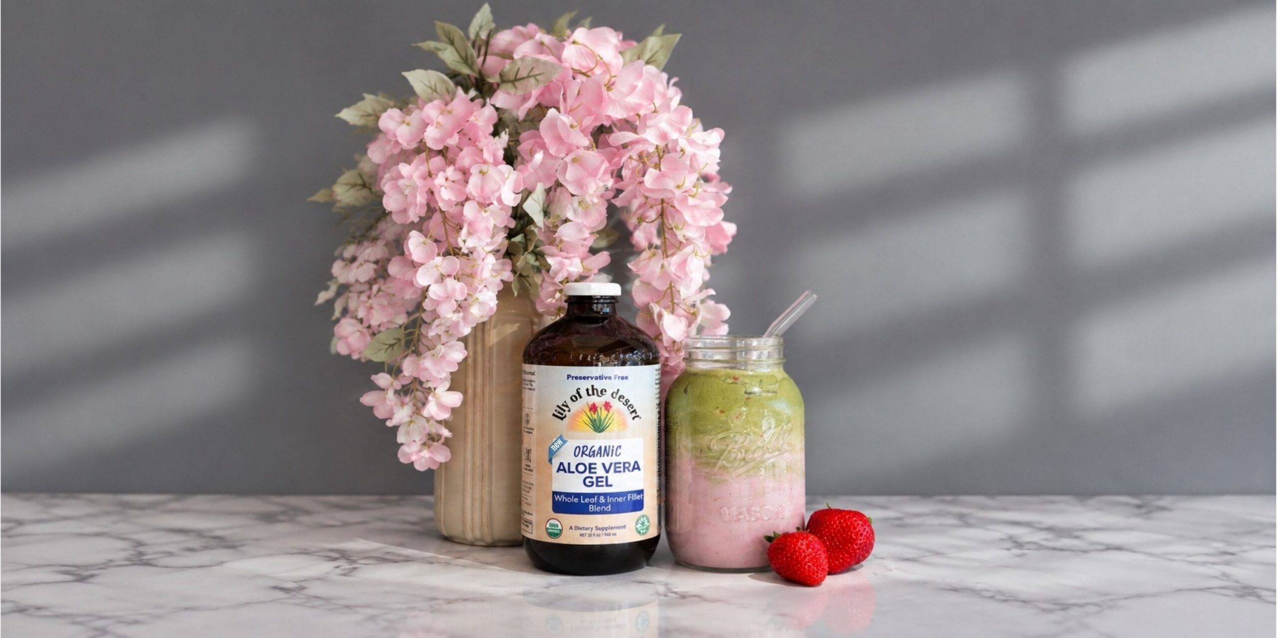 Strawberry Aloe Matcha Recipe for Everyday Wellness